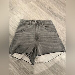 Express black high waisted shorts